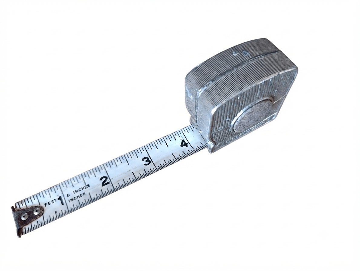 Vintage Lufkin Metallic Pocket Tape Measure