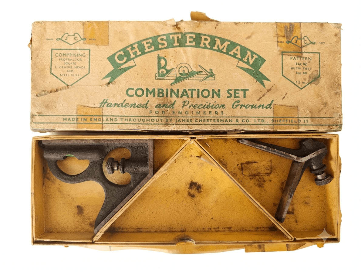 Vintage Chesterman Combination Set for Engineers