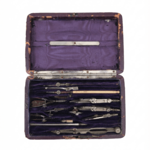 Stanley London Capped-Handle Drawing Instrument Set