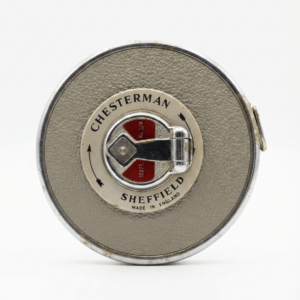 Vintage Chesterman Sheffield 100ft Steel Tape Measure