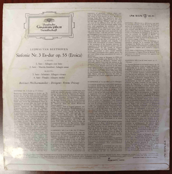 Beethoven: Symphony No. 3 in E-flat Major "Eroica" – Ferenc Fricsay & Berlin Philharmonic - Image 2