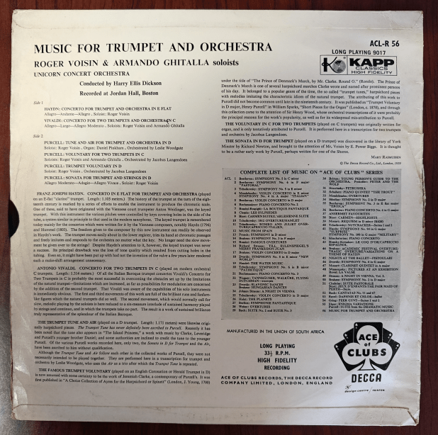 Purcell, Vivaldi & Haydn – Music For Trumpet And Orchestra - Image 3