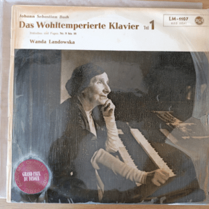 J.S. Bach: Das Wohltemperierte Klavier (Teil 1, Präludien und Fugen Nr. 9 bis 16) – Wanda Landowska, Harpsichord