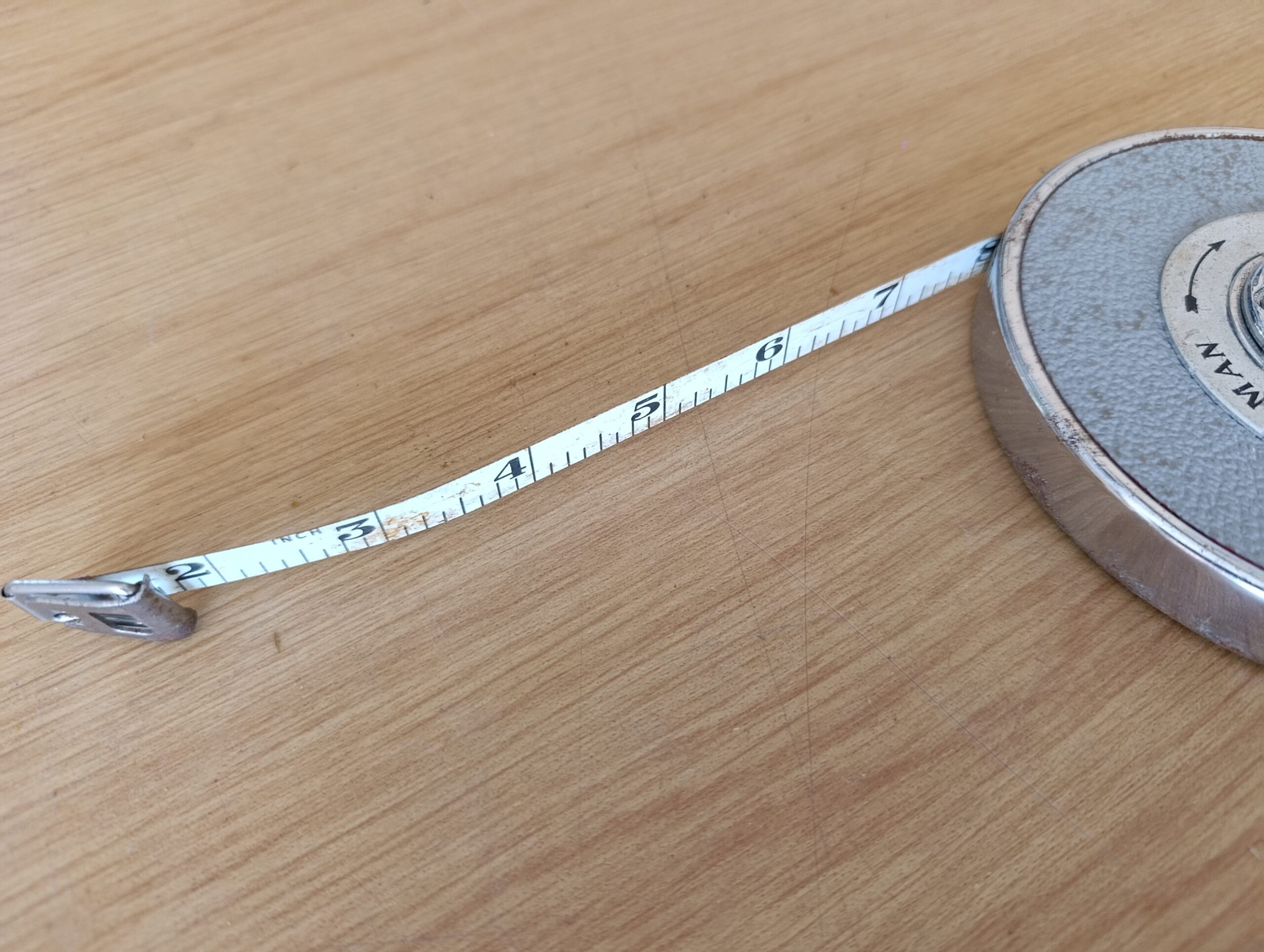 Vintage Chesterman Sheffield 100ft Steel Tape Measure - Image 3